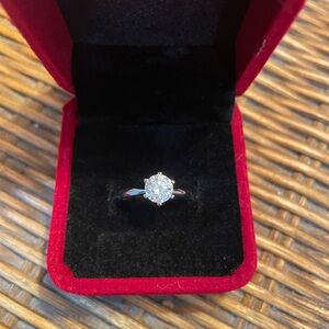 COPY - 1 CT Moissanite Solitaire Size 5